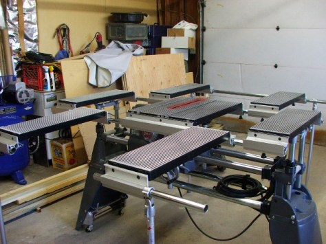 John Burgers Ultimate saw table for Shopsmith
